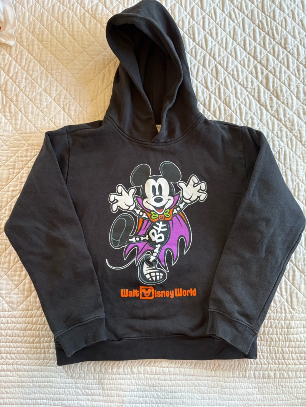 Disney World Parks Halloween Mickey Vampire Hooded Sweatshirt - Kids 11/12